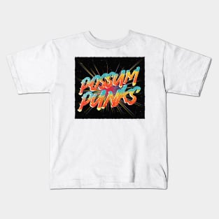 Possum Punks Fireworks Kids T-Shirt